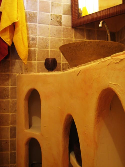 Vasque salle de bain - La congolaise - Vallée de la Cèze - Le Mas de Cyjelac 