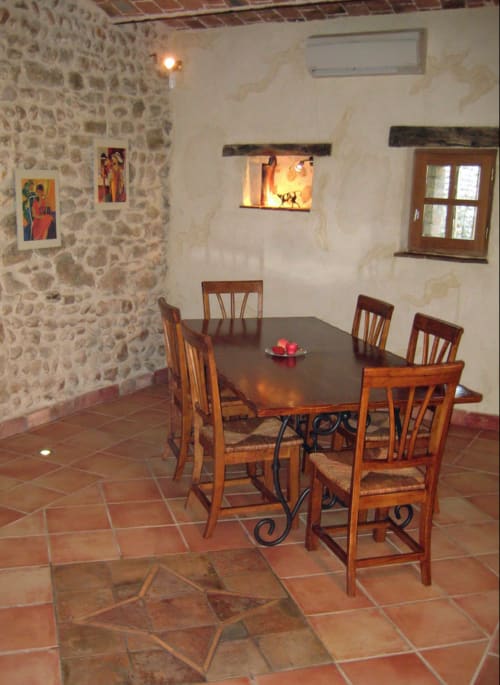 Salle à manger commune - Maison d'hôtes Le Mas de Cyjelac