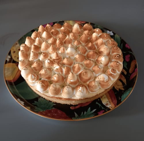 Tarte citron meringuée faite maison par Valérie