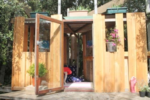 Hut vakantiehuis voor families, ecolodge, glamping, gites, uw gastheren, Au petit paradis, occitanie, Velieux.