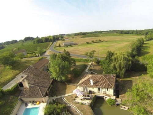 Gîtes avec piscine chambre d'hôtes proche Saint-Emilion - Moulin Notre Dame 