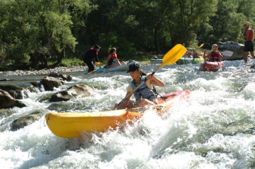 canoë-kayak-Ardèche-rapides-gorges