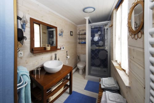 Chambre d'hôtes pour 3 avec grande salle de bain - St Wandrille Rançon - maison d'hôtes de charme Duck House 