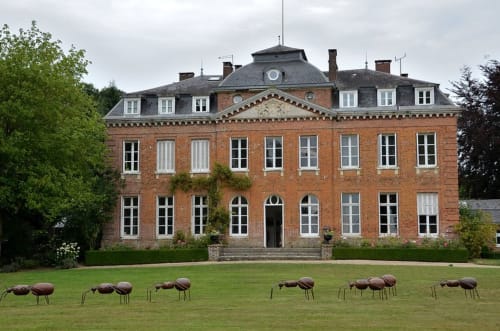 Jardin des sculptures du château de Bois Guilbert
