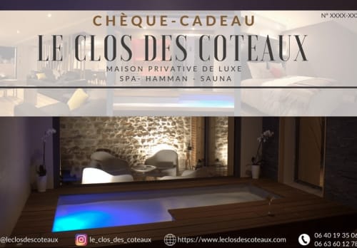 che`que cadeaux Le Clos des Coteaux Spa Reims 