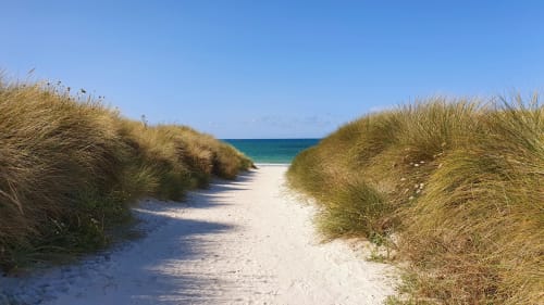 Plage sable blanc Finistère proche île Batz - maison d'hôtes Les quatre vents  