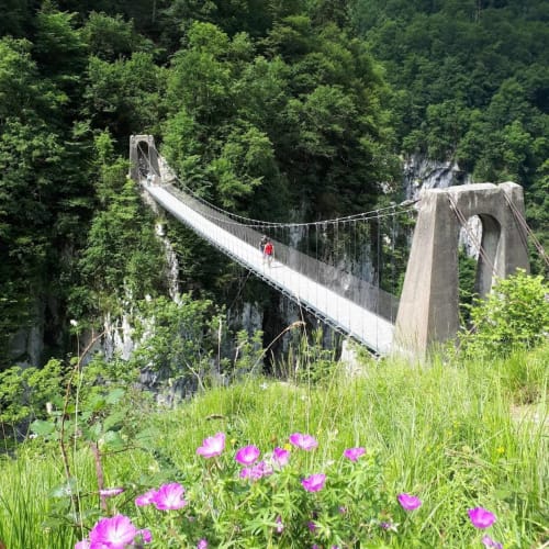 Chez Naty chambres d'hôtes Pays Basque gîte pour pèlerins. La randonnée de la Passerelle d'Holzarté. Randonnée phare de la Soule