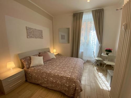 Camera Queen | Lovely Nights Rome Alloggi Roma, letto matrimoniale, San Pietro, Colosseo, doppia, TV, aria condizionata, bagno privato, Piazza del Popolo, Fontana di Trevi, coppie
