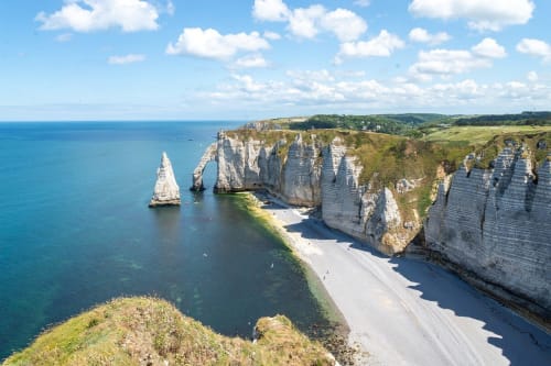 Visiter Etretat - séjour en Normandie - plages à voir - promenade en draisienne - maison d'hôtes Duck House 