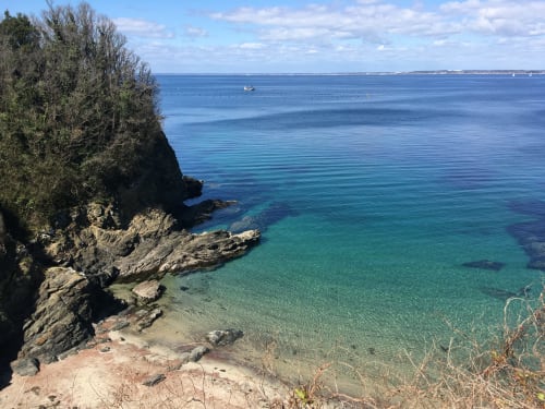 île et villas Groix, Les Grands Sables, plage Locmaria, l'île aux grenats, plage de la côte d'Héno.