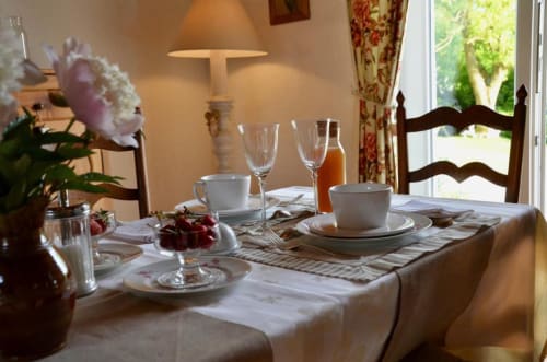 petit dejeuner- L'Authentique - vue jardin - Wimereux