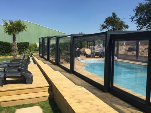 Grande piscine couverte, Battery Valley Farm, Grandcourt Chambre d'hotes