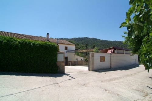 Entrada, Bodega Pequeña, piscina privada, ideal familias y amigos, Cortijo La Bodega, Benaoján, Málaga, Andalucía