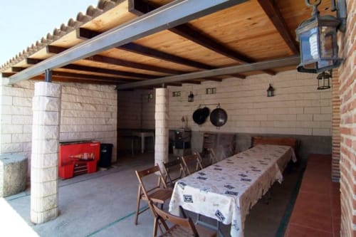 Porche con barbacoa, Bodega Pequeña, piscina privada, ideal familias y amigos, Cortijo La Bodega, Benaoján, Málaga, Andalucía