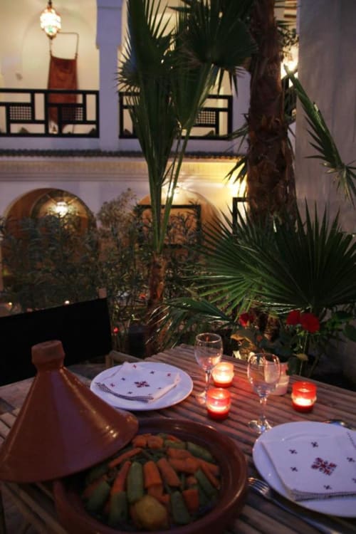 Table d'hôte - Riad Spa Dar Nimbus - Marrakech