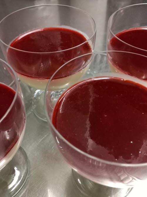 Pana cotta faite maison par Valérie
