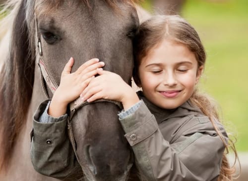 Équitation à proximité du château d'Estrac - Pays basque - Landes