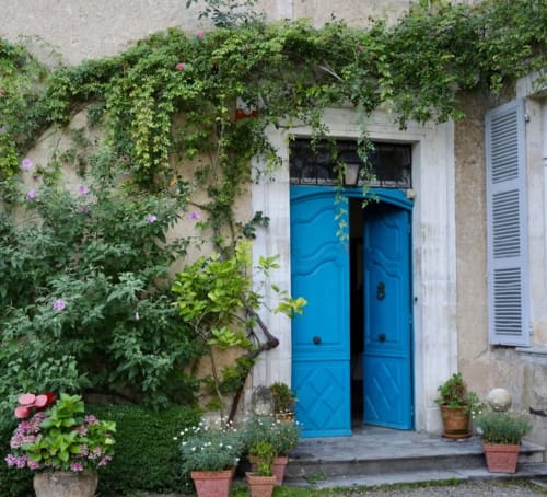 Porte d'entrée Château d'Estrac - Hastingues, Landes