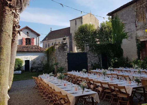 Repas de mariage - Lieu de réception château d'Estrac - Hastingues, Landes