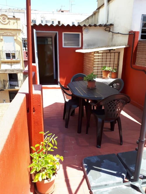 Habitaciones y apartamentos en Casa Camino al Castillo Xàtiva, España. Salón compartido - WiFi gratuita - cocina totalmente equipada