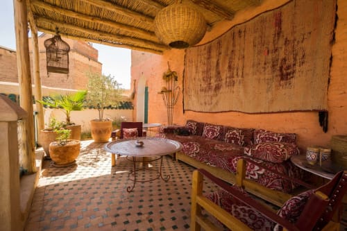 Riad Dar Kleta Marrakech - Médina salon terrasse