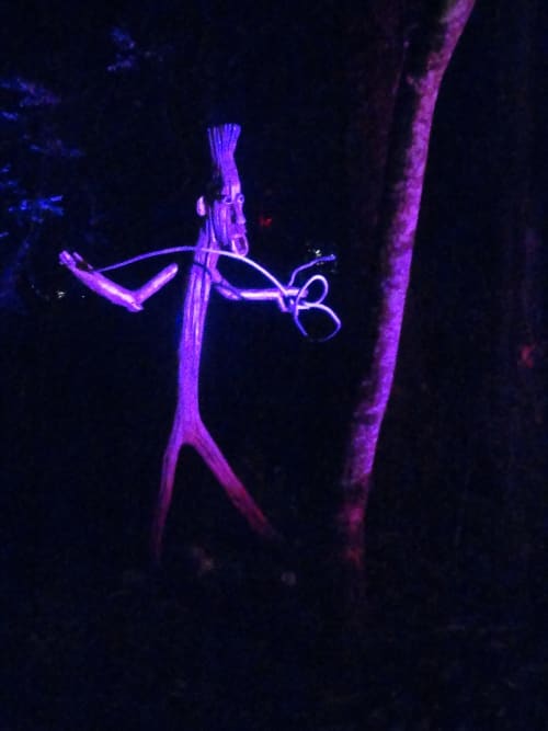 EcoLogis de Chantegrolle : Sculpture de l'artiste Kamélion https://www.fabrice-pressigout.fr/