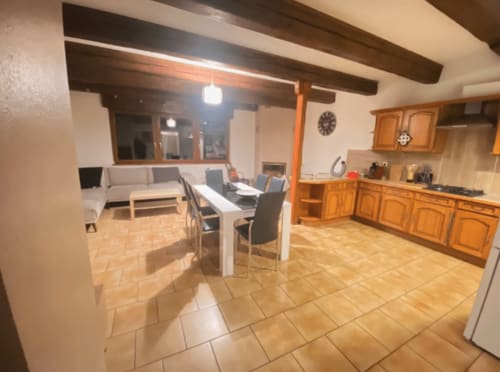 appartement Chez Falco schirmeck vosges location de vacances - salon cuisine équipée