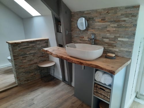 Le clos des sources - gîte La Saline pour 3  - location Calvados - vacances en normandie - salle de bains