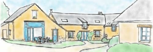 Dessin Gîte chambre d'hôtes La Penhatière - Bretagne