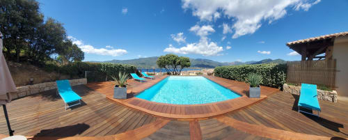 Vue panoramique depuis piscine