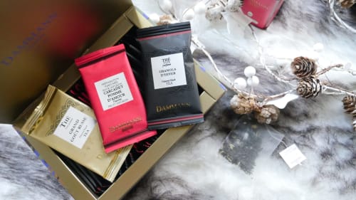 Loup Castel: Erlesene Dammann Frères Tees und Kräutertees. Ein Moment des diskreten Luxus und der Ruhe in der Provence.
