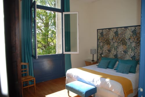 Window open on the maple in the Iris room