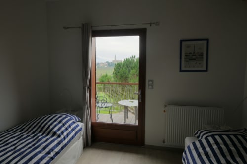 chambre pour deux avec vue nature Beaujolais