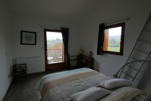 location chambre avec vue campagne dans le rhône