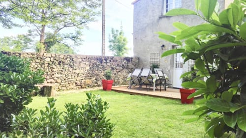 Jardin et terrasse - Le petit plessis Domaine du Plessis Grimaud - Saint-Viaud - Pays de Retz