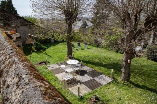 Un des jardins vus de haut