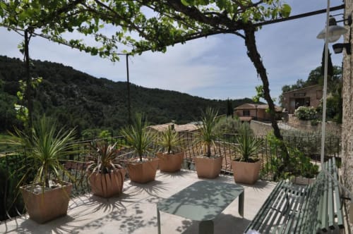 Gîte Dentelles de Montmirail avec vue les Terrasses de la Roque Alric