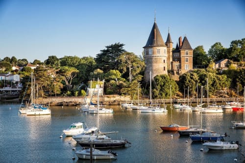 Port de Pornic et son château - Domaine du Plessis Grimaud - Saint-Viaud - Nantes-Pornic