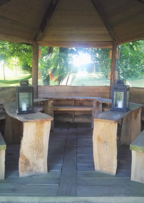Kiosque en bois - Domaine du Plessis Grimaud, Saint-Viaud, Loire-atlantique