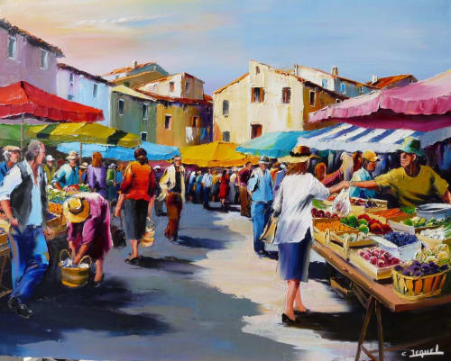 Marchés provençaux - Les Terrasses De La Roque Alric - Christian Jequel