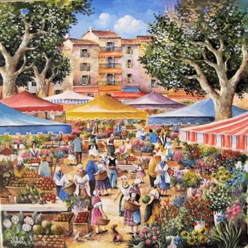 Sylvie Marcel - Les Terrasses De La Roque Alric - Marché Roque Alric