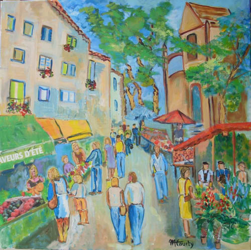 Myriam Courty - Les Terrasses De La Roque Alric - Marché Dentelles de Montmirail
