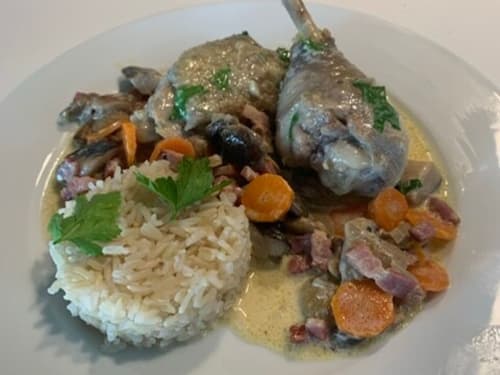 Un poulet à l'ancienne.