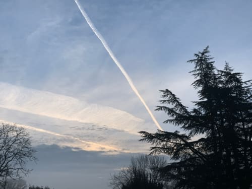 Ciel bourguignon depuis la maison.
