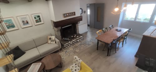 cheminée atmosphère hiver chaleureux