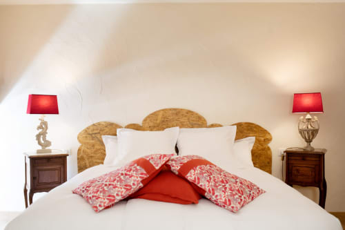 Chambre Berthe - L'Hôte Antique - Burgundy - comfortable double bed - Cocooning