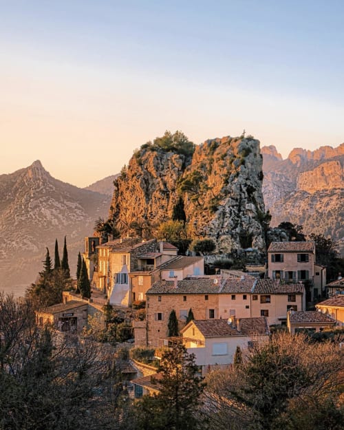 La Roque Alric en Hiver - Les Terrasses De La Roque Alric