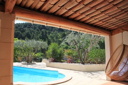 Location à la semaine avec piscine Dentelles de Montmirail - Les Terrasses De La Roque Alric