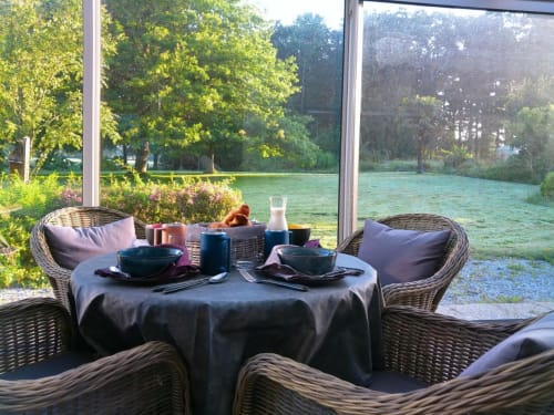 La Synchronicité - Chambres d'hôtes avec petit déjeuner en véranda - Possibilité produits vegan sur demande - Manche Normandie vacances famille