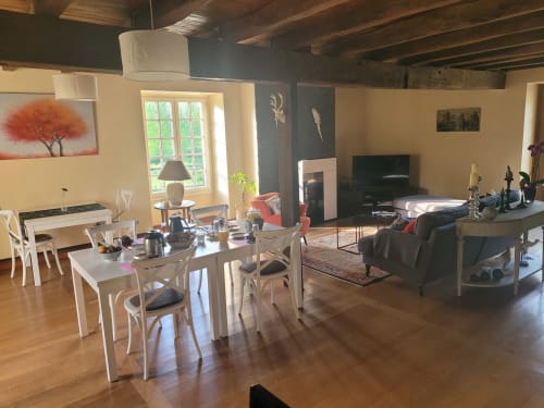 Salle de petit-déjeuner - Table d'hôtes Le Moulin de Bois Coûtant